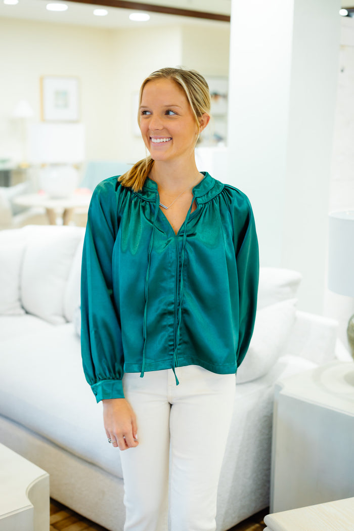 The Sona Top in Green