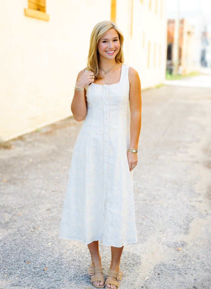 Zoe and Claire: Lyla Embroidered Dress