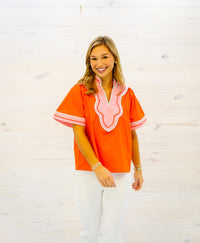 The Lucille Top in Red