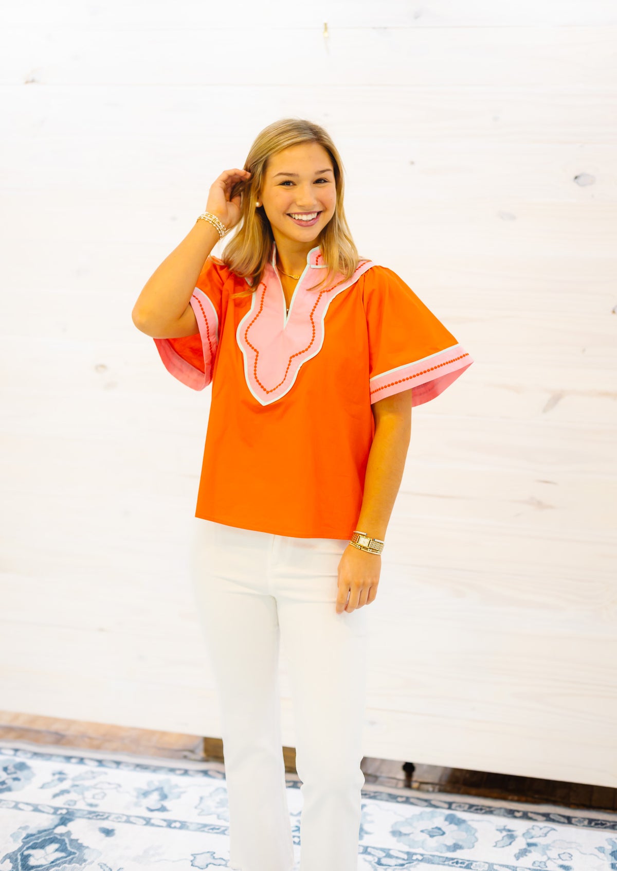 The Lucille Top in Red