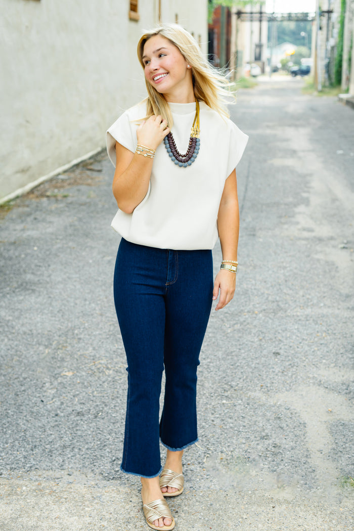 The Judy Pants in Dark Denim