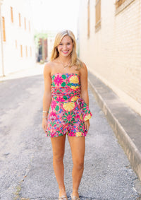 The Gloria Floral Romper