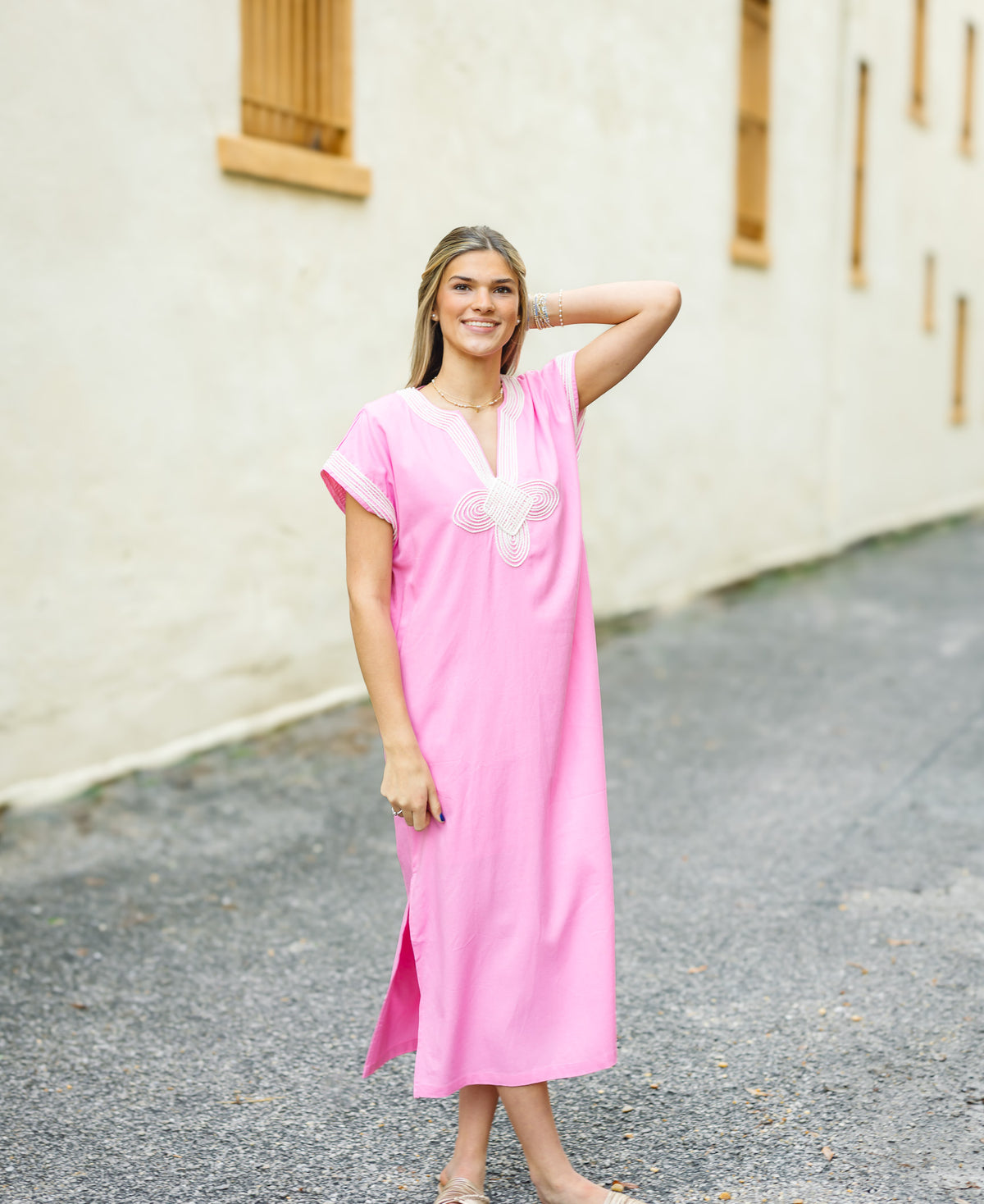 The Brooklyn Dress in Pink