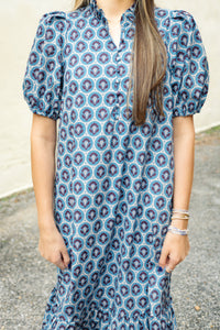 The Coney Dress in Blue