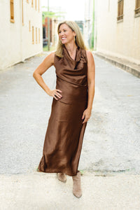 The Dorothy Satin Top