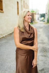 The Dorothy Satin Top