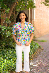 The Sunny Rainbow Top