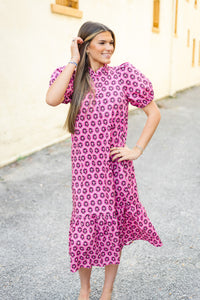 The Coney Dress in Pink