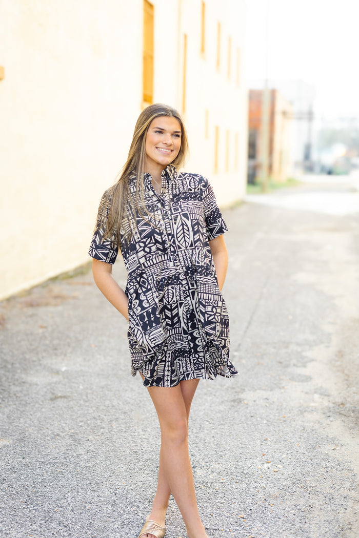 The Nysas Ink Shirt Dress