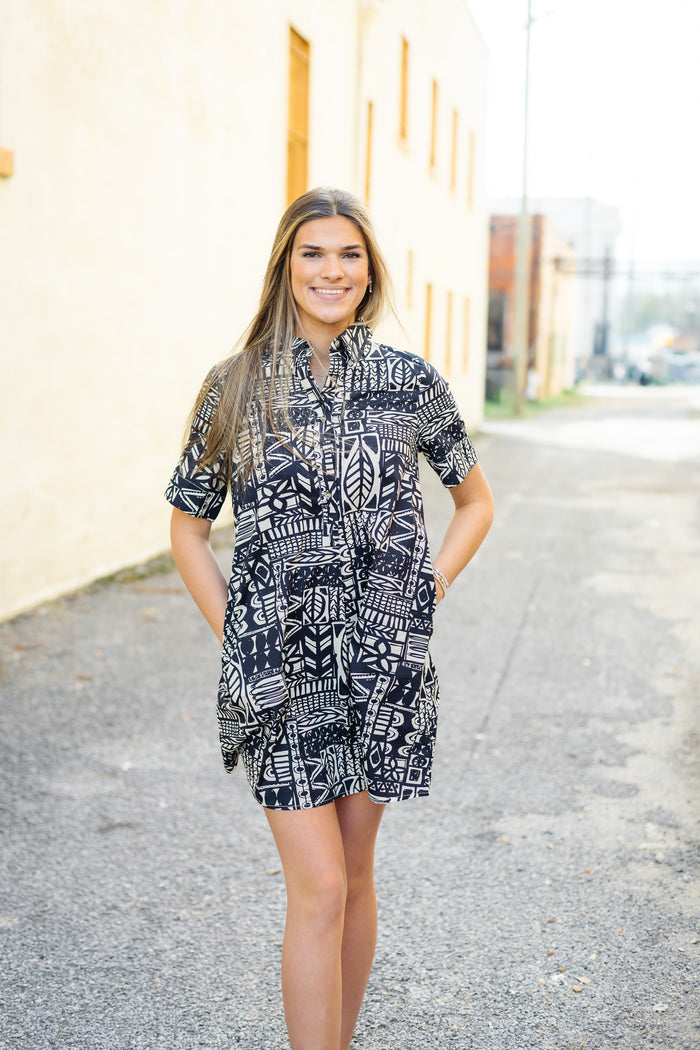 The Nysas Ink Shirt Dress