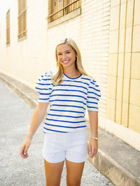The Gigi Top in Blue