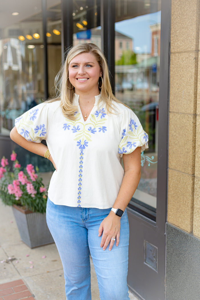 The Flying Florals Top