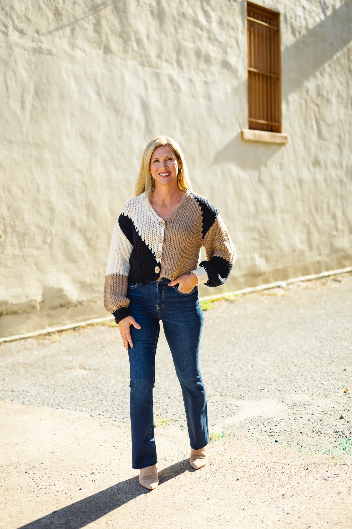 Rain + Rose: Zinnia Patch Sweater