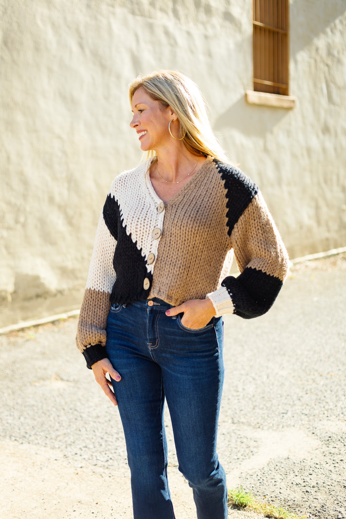Rain + Rose: Zinnia Patch Sweater