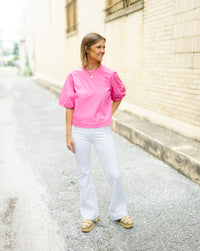 The Shore Thing Top in Pink