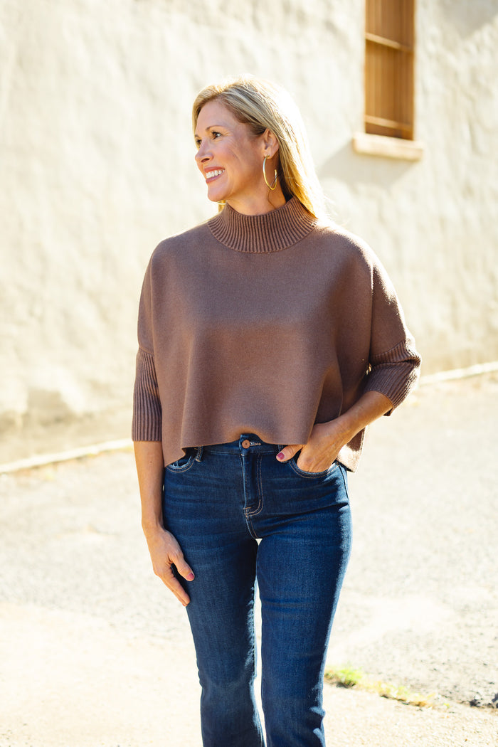 KERISMA: The Aja Sweater in Mocha