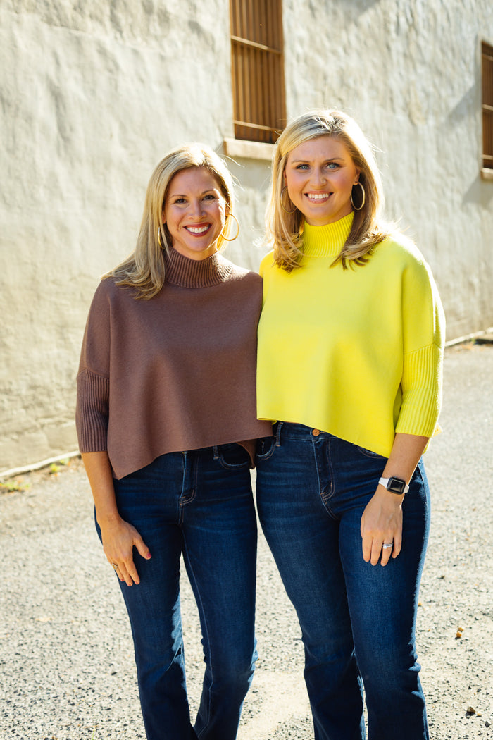 KERISMA: The Aja Sweater in Lemon Drop