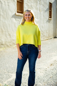 KERISMA: The Aja Sweater in Lemon Drop