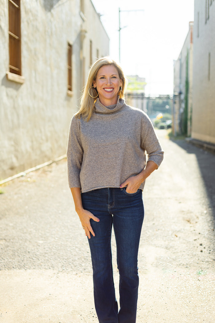 KERISMA: The Aja London Sweater in Taupe