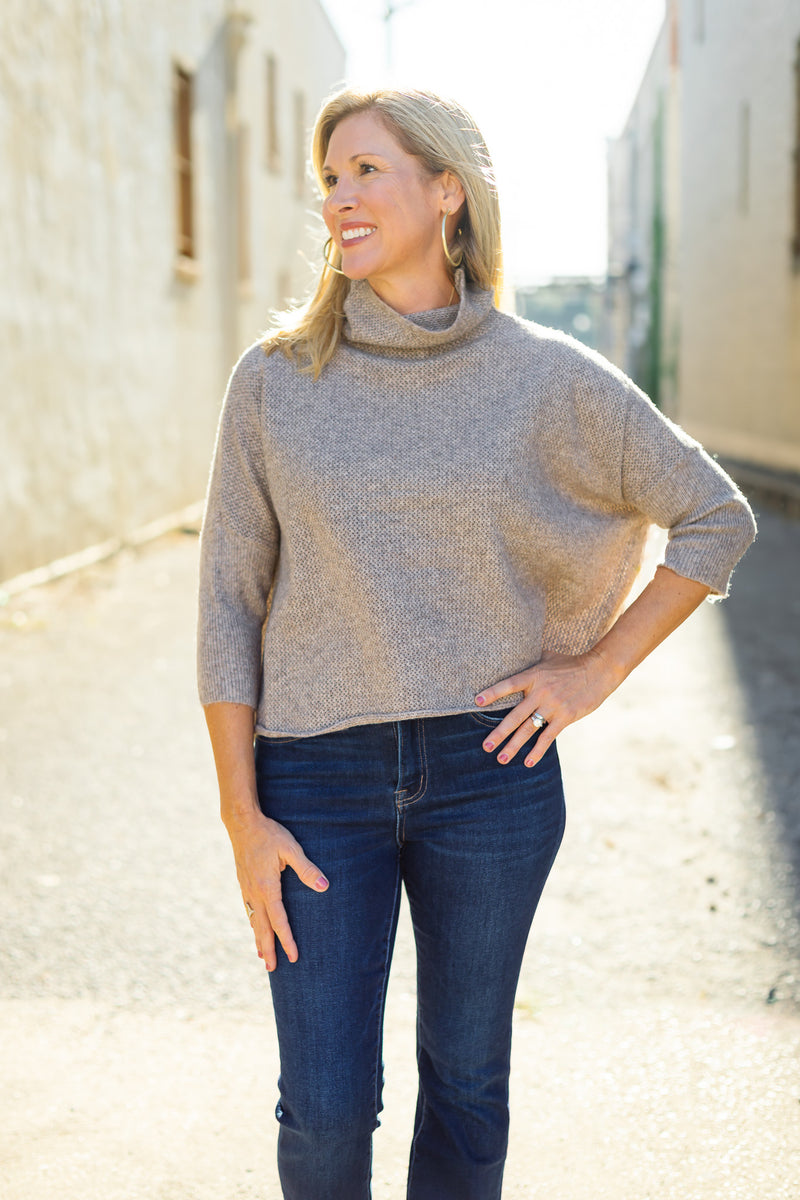 KERISMA: The Aja London Sweater in Taupe