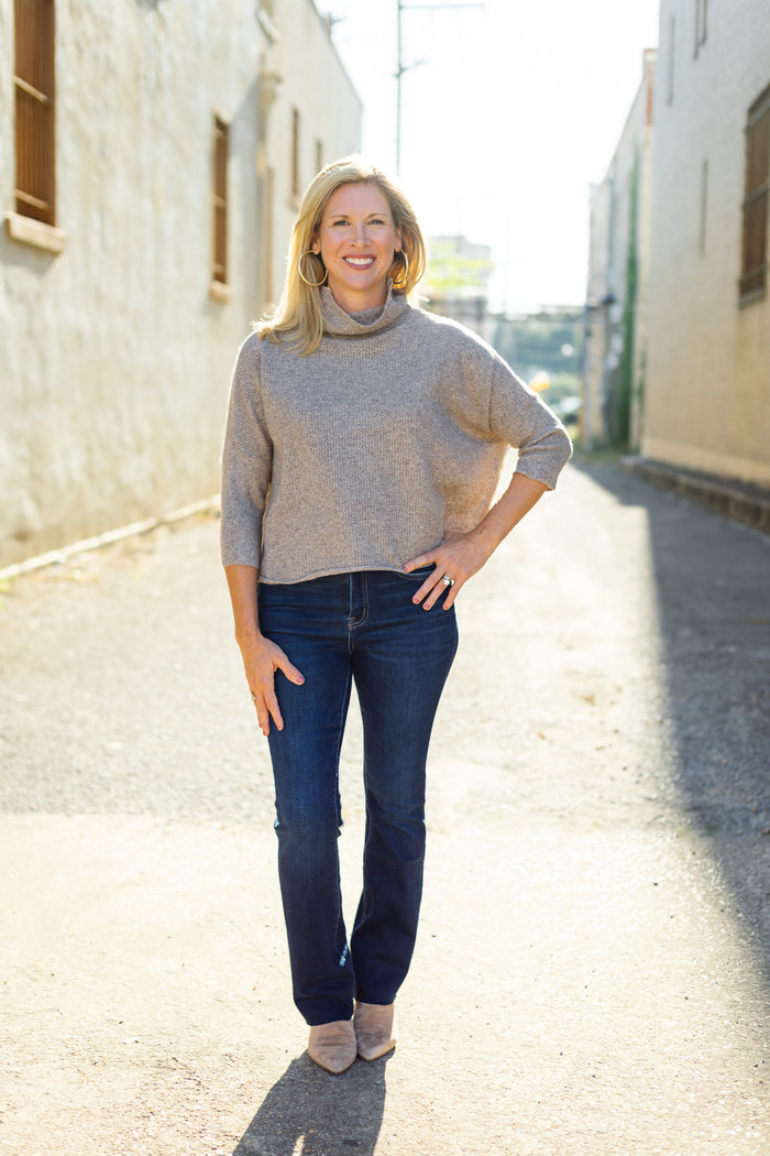 KERISMA: The Aja London Sweater in Taupe