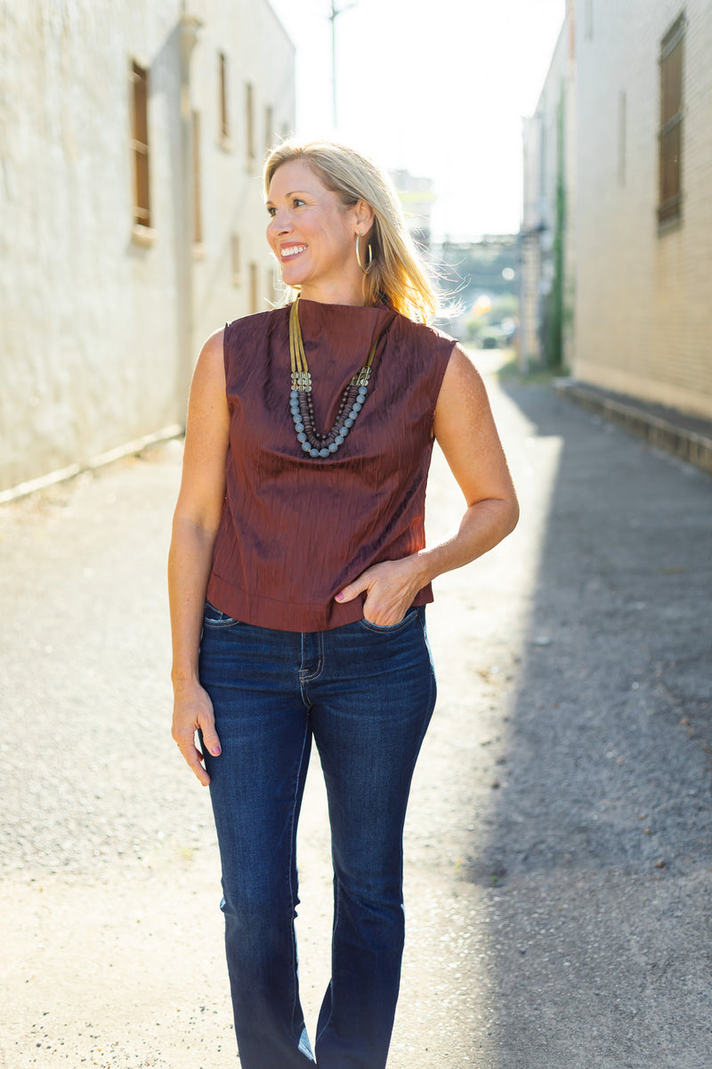 The Cranberry Kiss Top
