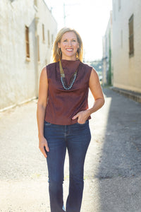 The Cranberry Kiss Top
