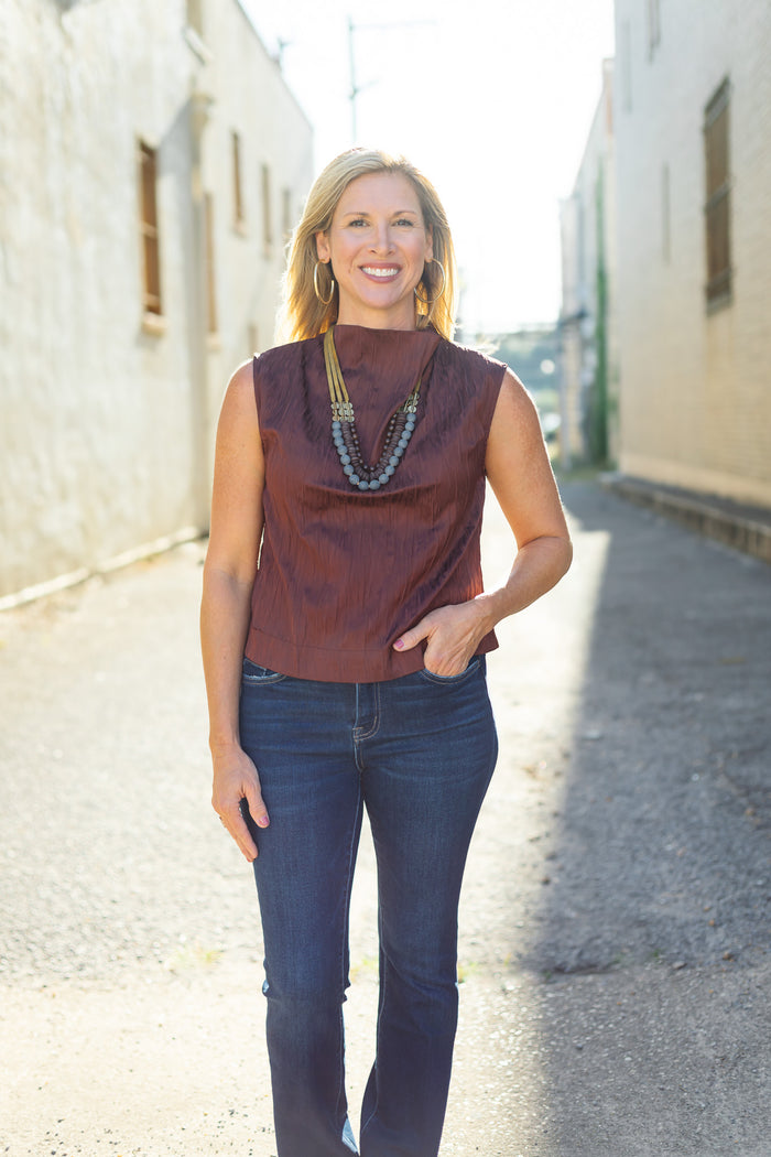 The Cranberry Kiss Top