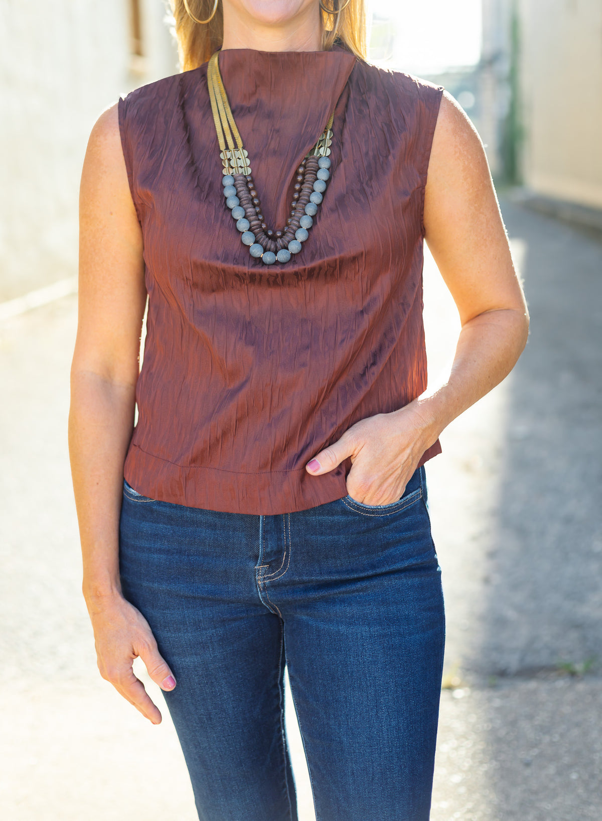 The Cranberry Kiss Top