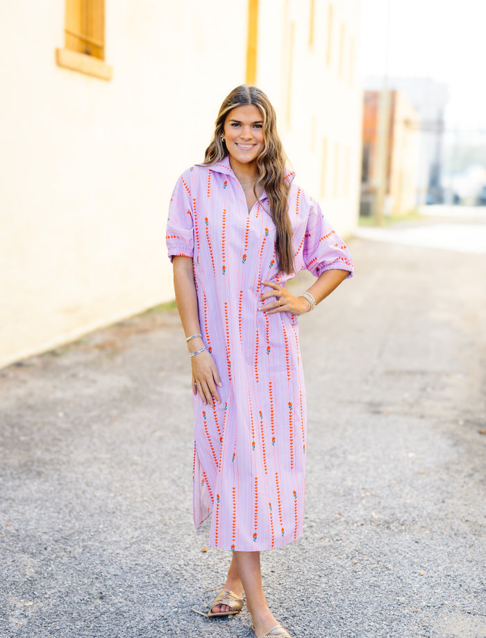 The Blakely Dress in Fleur Path