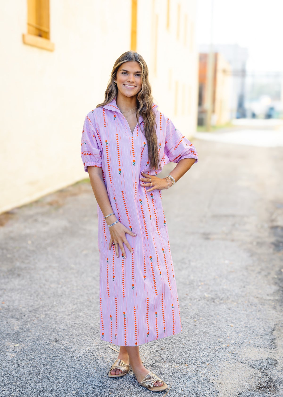 The Blakely Dress in Fleur Path