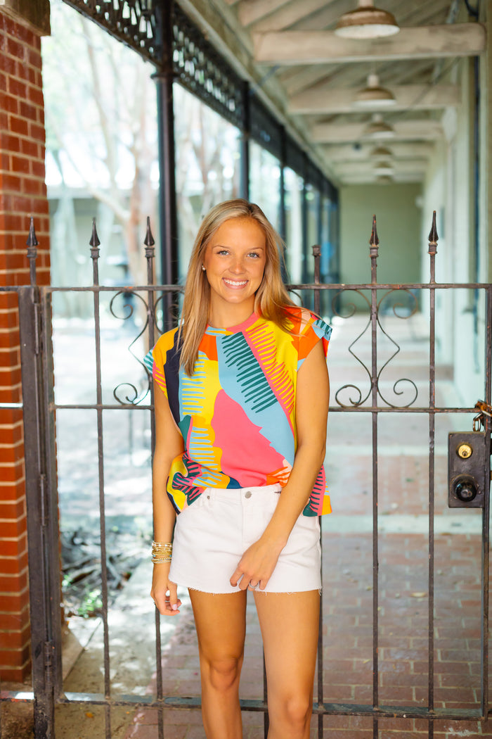 CROSBY BY MOLLIE BURCH: Leo Top in Gulf Palm
