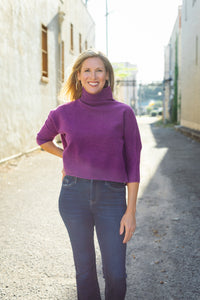KERISMA: The Aja London Sweater in Purple Magic