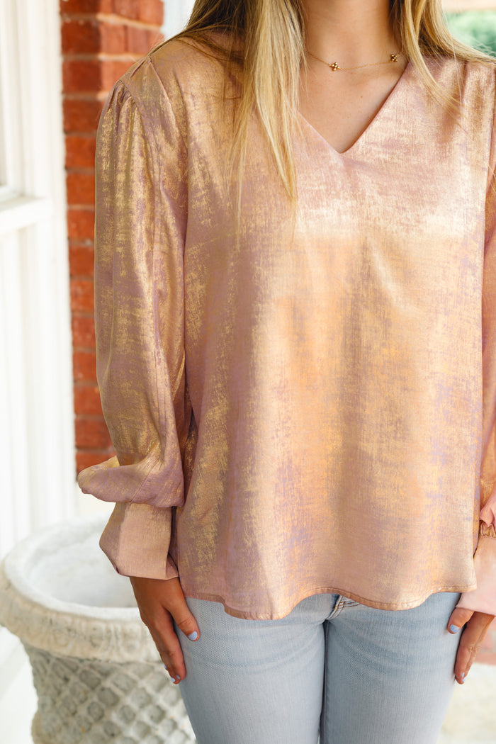 The Champagne Pop Top