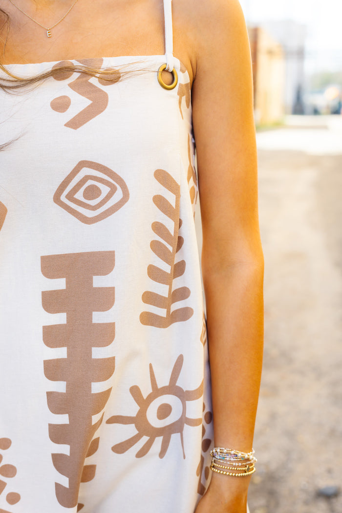 The Santorini Sunplay Mini Dress