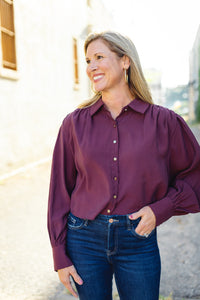 The Falling for You Top in Wine