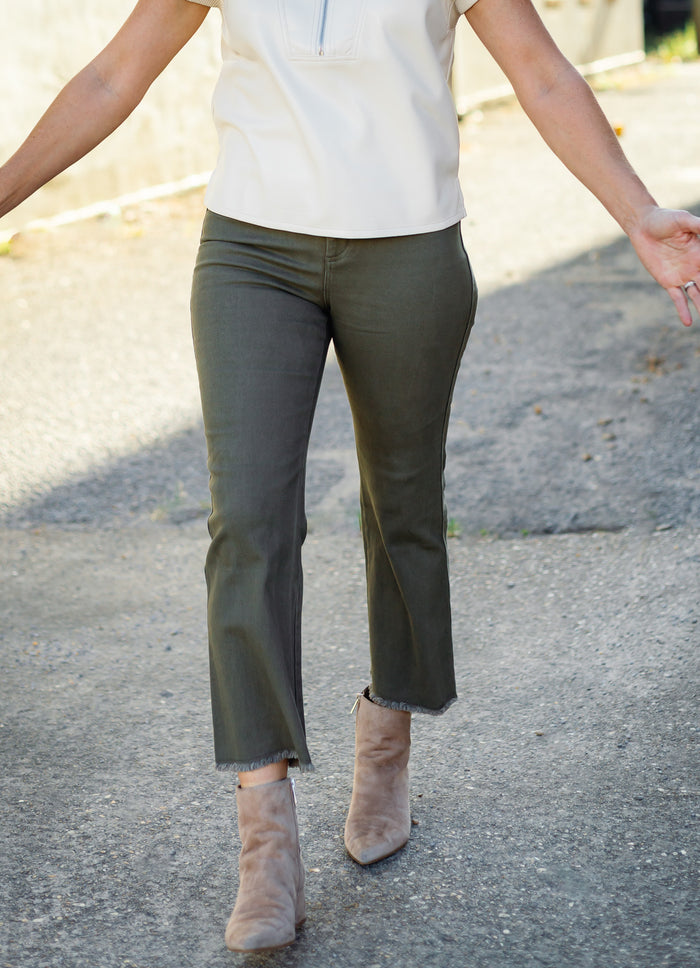 The Judy Pant in Olive