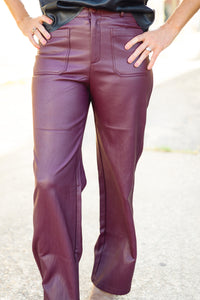 Reeve Faux Leather Pant