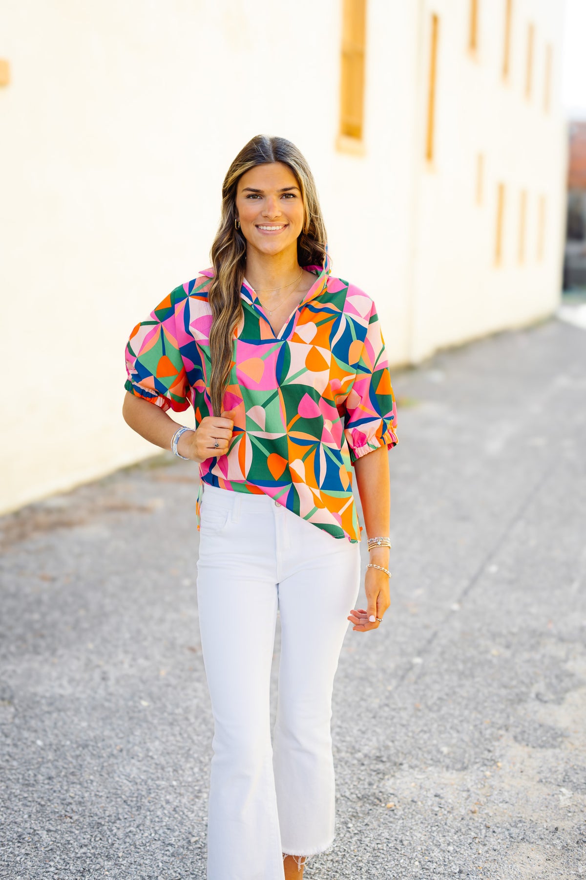 The Sloane Top in Petal Pop