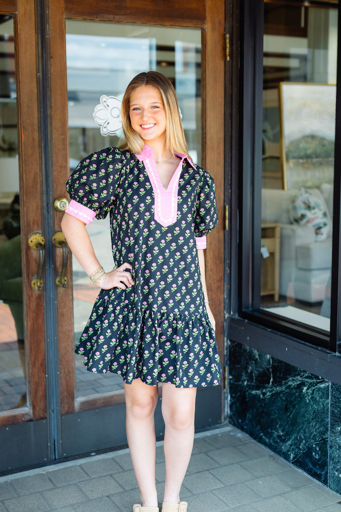 The Michaela Dress in Black