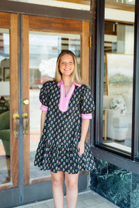 The Michaela Dress in Black