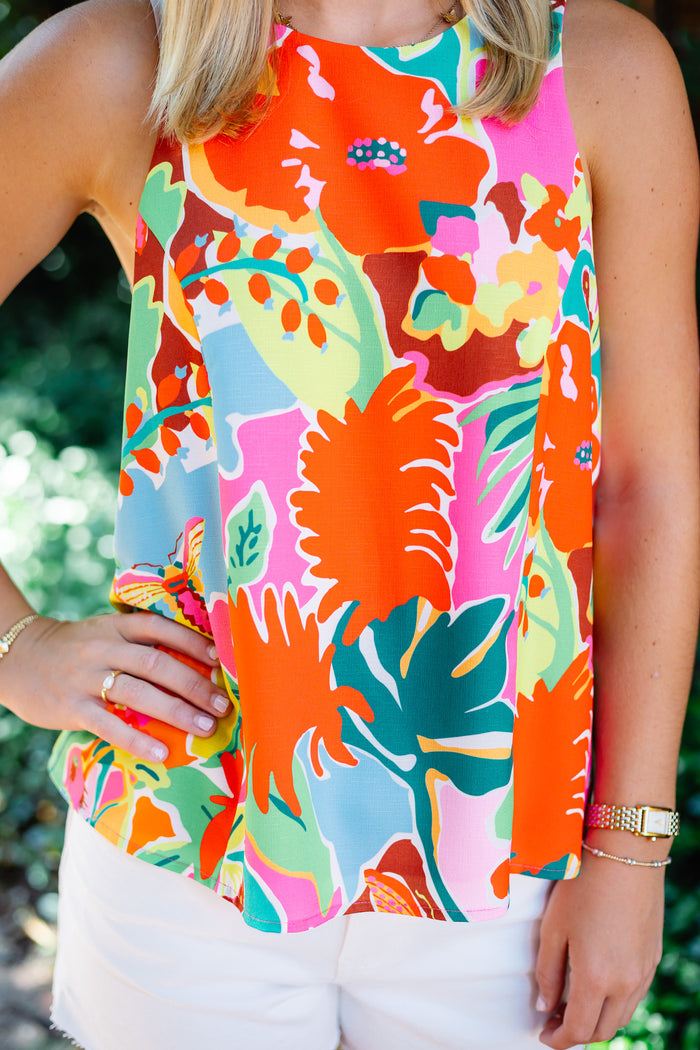 CROSBY BY MOLLIE BURCH: Wynne Tank in Tropicana