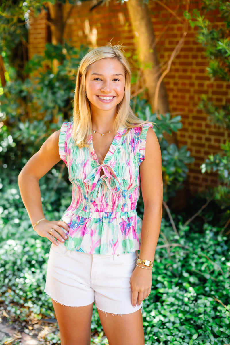 The Citrus Swirl Top