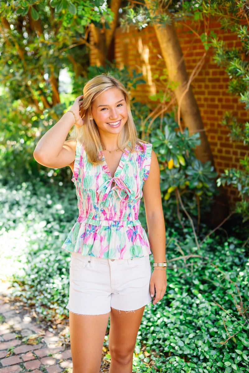 The Citrus Swirl Top