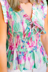 The Citrus Swirl Top