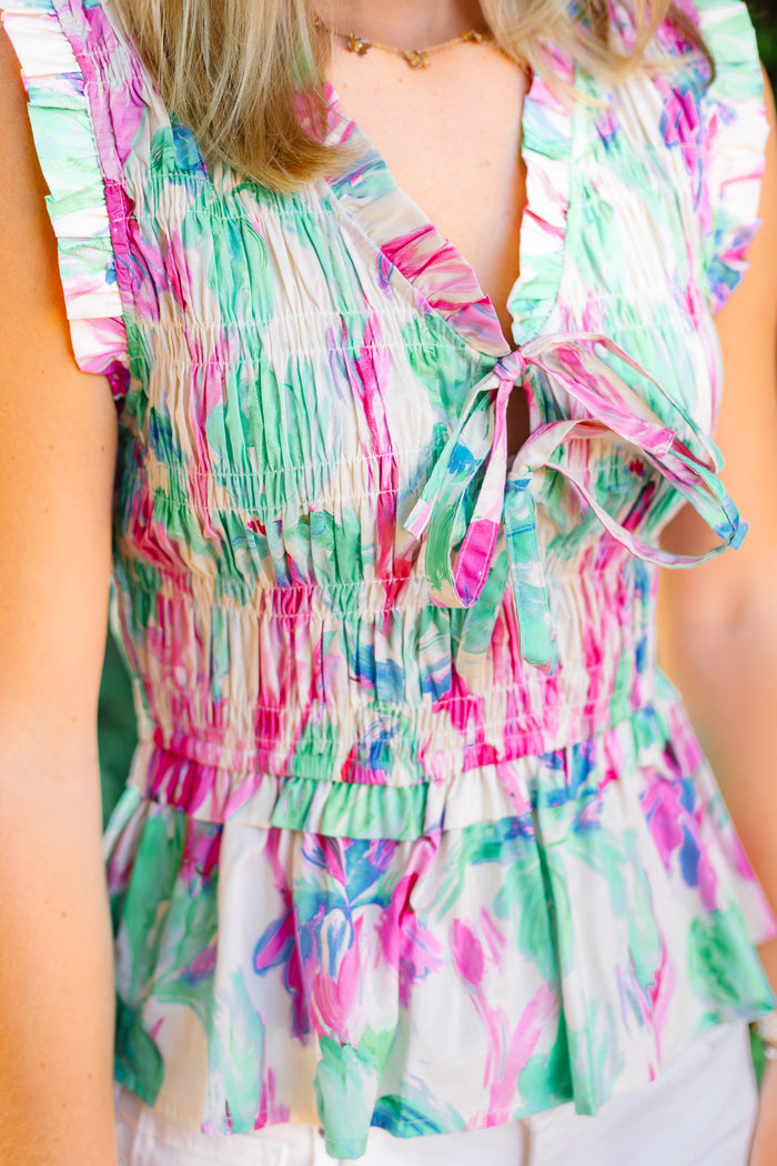 The Citrus Swirl Top