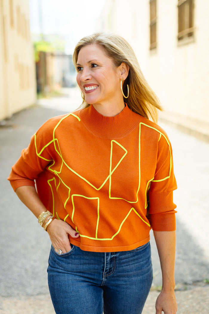 KERISMA: The Aja Ortho Sweater in Rust