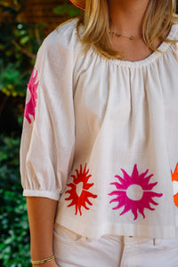 CROSBY BY MOLLIE BURCH: Sadie Top in Coconut