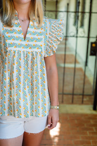 The Sunset Garden Top