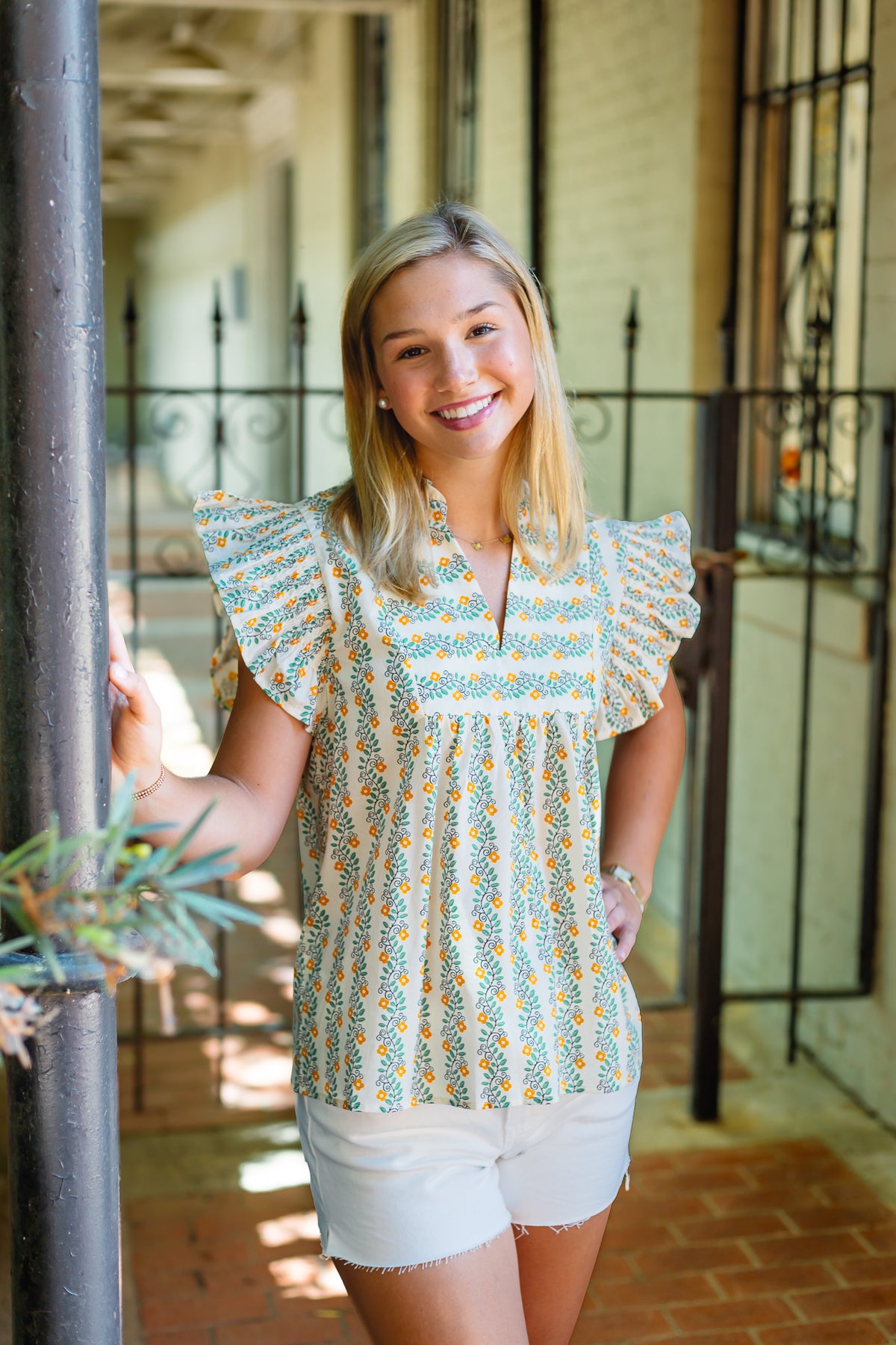 The Sunset Garden Top